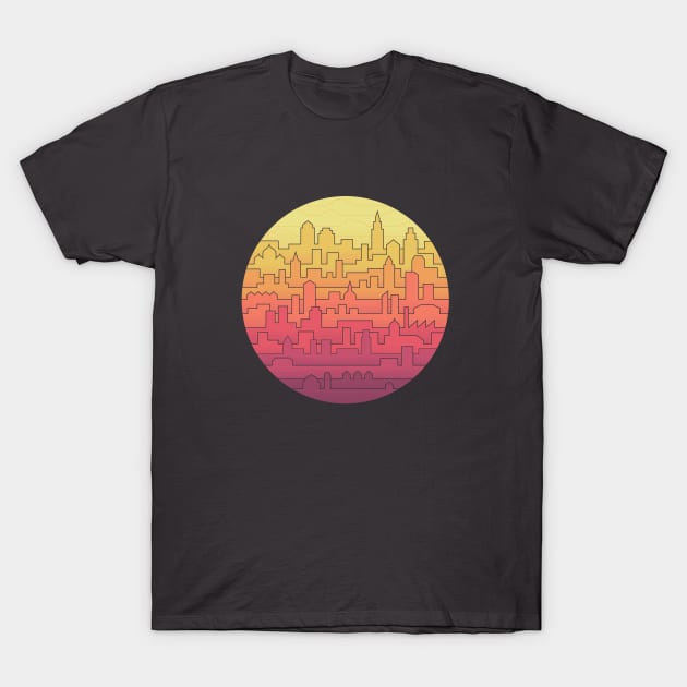 Skyline T-Shirt by Thepapercrane